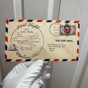 First Flight Medina Ohio U.S Air Mail May 19 1938 by Industry We Thrive Cover